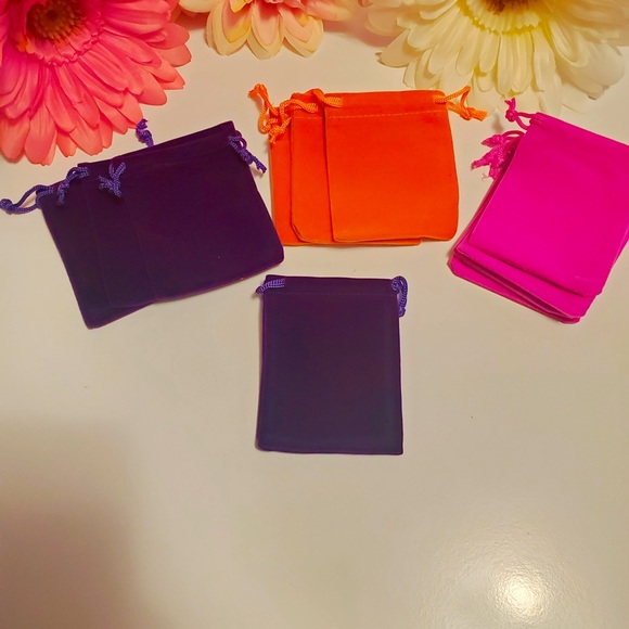 Velour Velvet Bags/Pouches 20 PCS - Picture 8 of 9